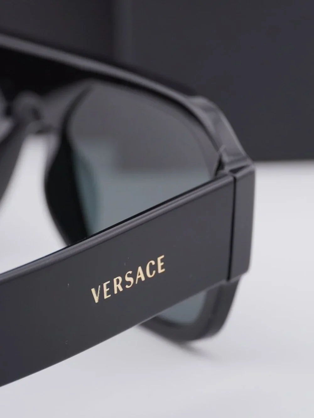 Versace VE4508U GB1/87 Aviator Sunglasses – Black / Grey
